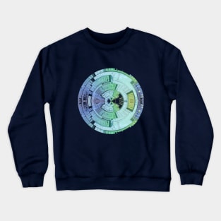 Metallic circle Crewneck Sweatshirt